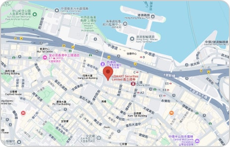 uSMART盈立證券上環辦公室地圖位置