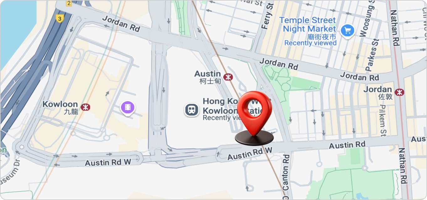 uSMART-Securities-Sheung-Wan-office-map-location